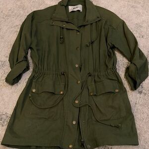 (328)G.H. Bass & Co. Forest Green Utility Jacket
